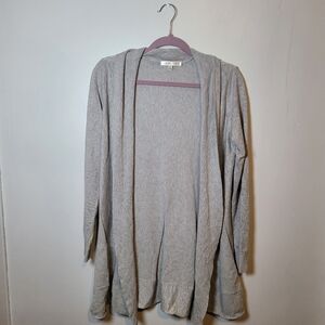 Cyrus Light Gray Openfront Cardigan Size Small